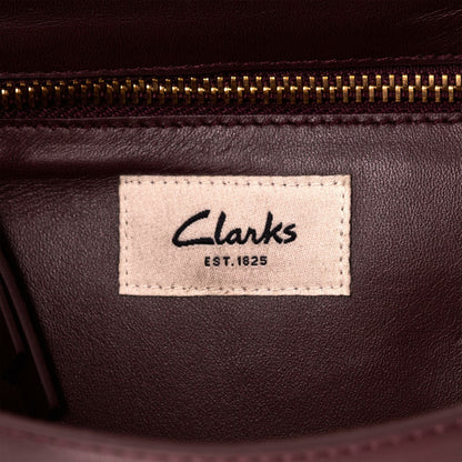 Twist Midi Burgundy Leather | Clarks US