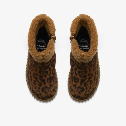 Cove Snug Toddler Leopard Print | Clarks