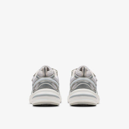 Crafton Move Kid Silver Metallic | Clarks Sale