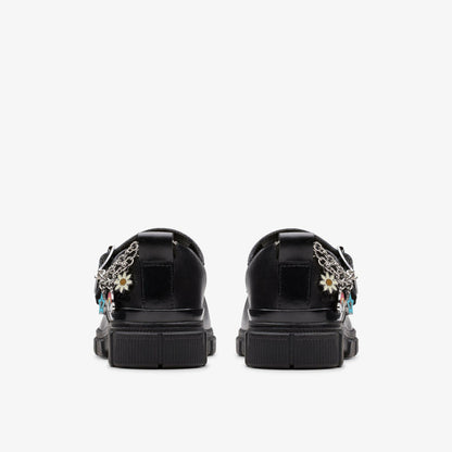 Evyn Pure Kid Black Leather | Clarks For Sale