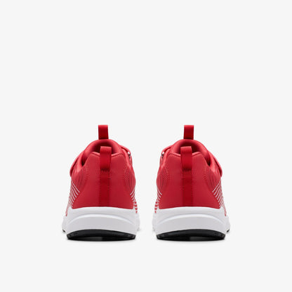 Deyes Dash Youth Red Synthetic | Clarks