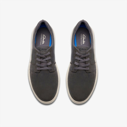 Brodin Seam Dark Grey Leather | Clarks US