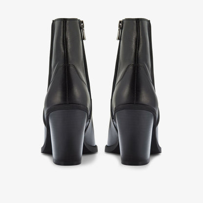 Kheda West Black Leather | Clarks Discount
