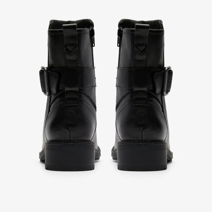Hearth Buckle Black Leather | Clarks Discount