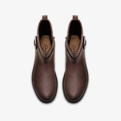 Hearth Buckle Dark Brown | Clarks