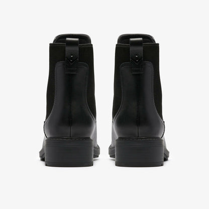 Hearth Top Black Leather | Clarks Discount