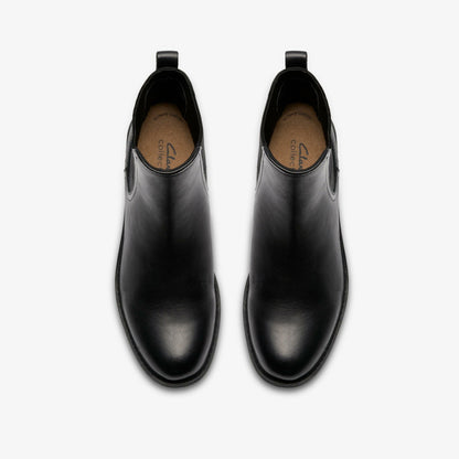 Hearth Top Black Leather | Clarks Discount