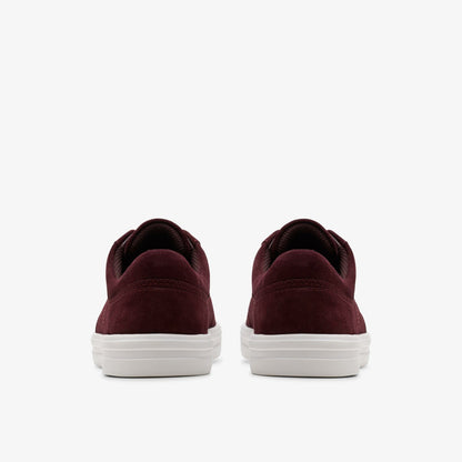 Makea Court Burgundy Suede | Clarks For Sale