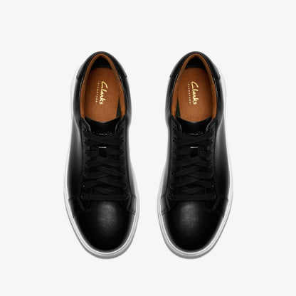 Goswell Tie Black Leather | Clarks For Sale