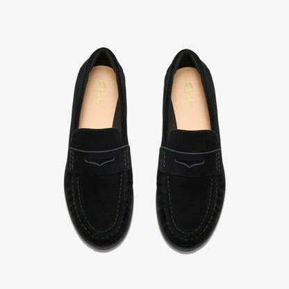 Alixea Walk Black Suede | Clarks Discount