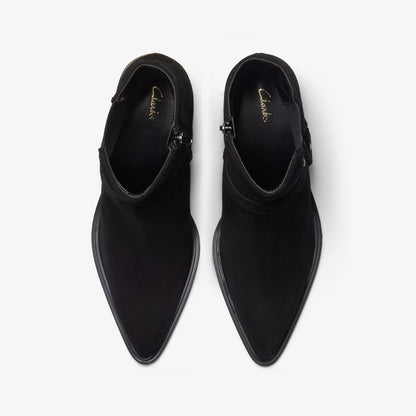 Jesse Buckle Black Suede | Clarks Sale