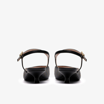 Pisa Stud Black Leather | Clarks Discount