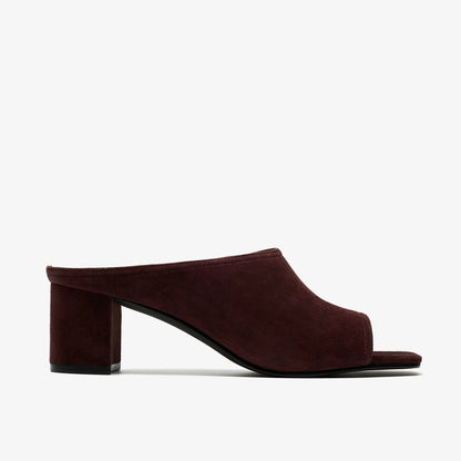 Siray Mule Dark Brown Suede | Clarks Onsale