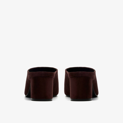 Siray Mule Dark Brown Suede | Clarks Onsale