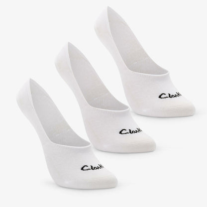 Sock Liners 3 Pack Size 2-8 White | Clarks Onsale