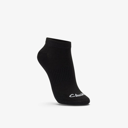 Ankle Socks 3 Pack Size 2-8 Black Black | Clarks Sale